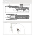 3 booms 179KW Tunnel Drilling Rig for blasting